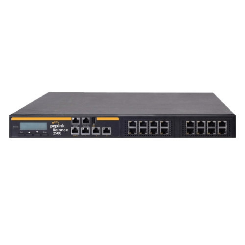 Thiết bị cân bằng tải Peplink Balance 2500, 12 WAN, 8 Gbps